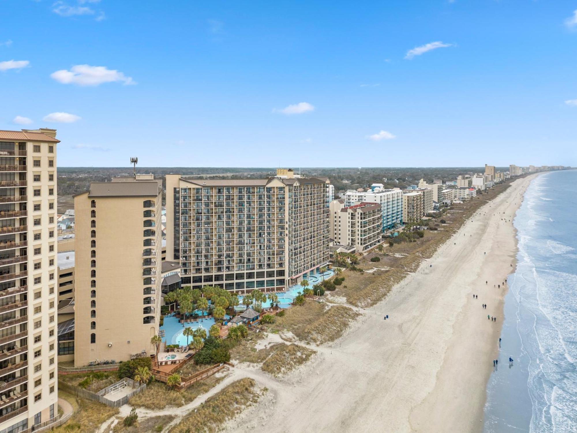 Luxury Ocean Front By Barefoot Landing Apartment Myrtle Beach Bagian luar foto