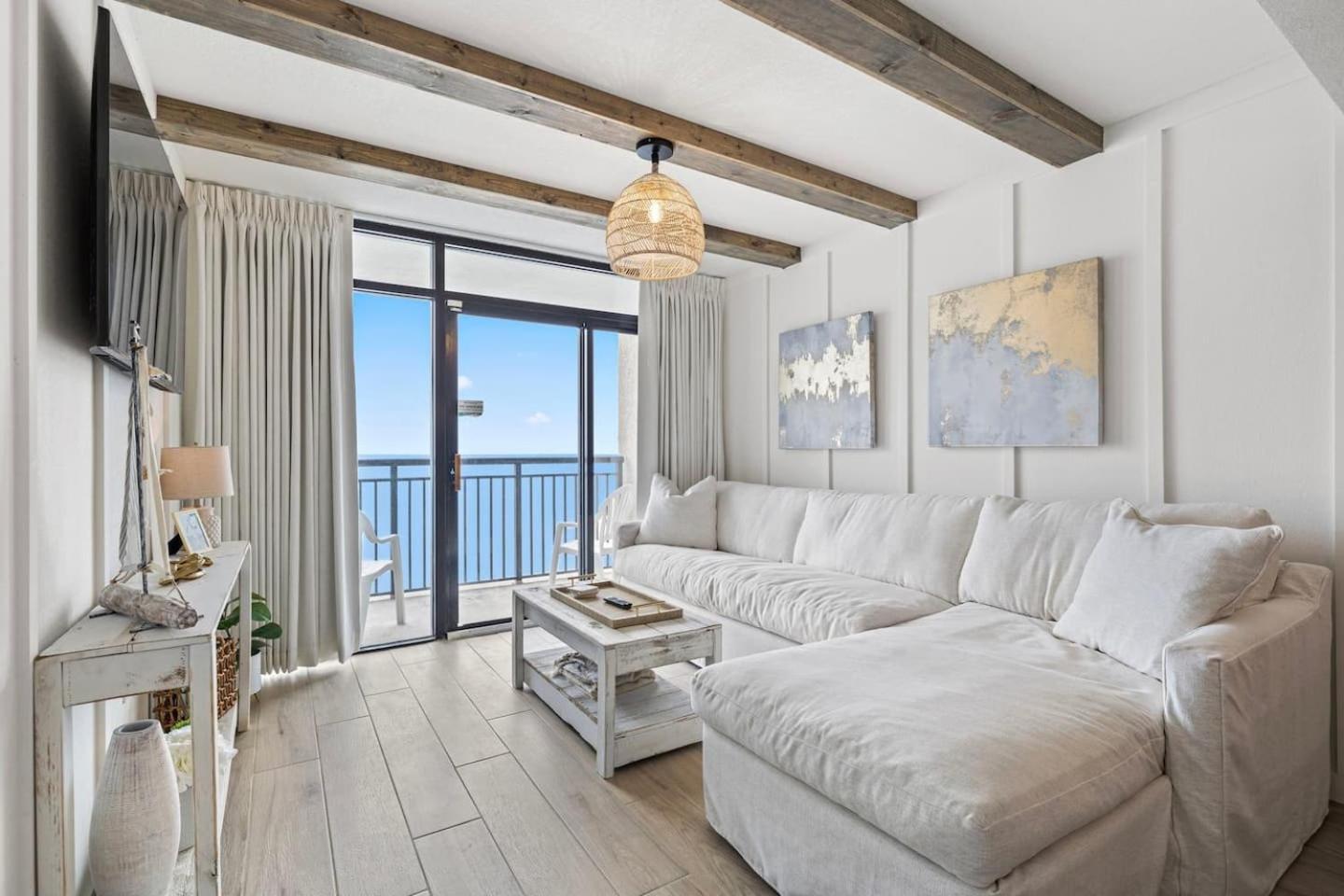 Luxury Ocean Front By Barefoot Landing Apartment Myrtle Beach Bagian luar foto