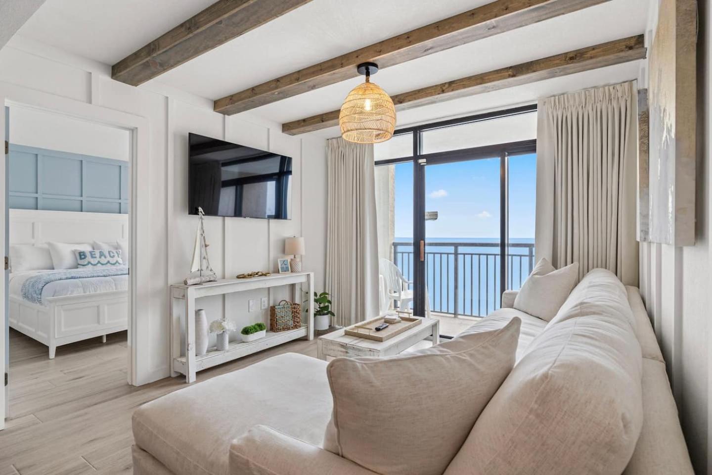 Luxury Ocean Front By Barefoot Landing Apartment Myrtle Beach Bagian luar foto