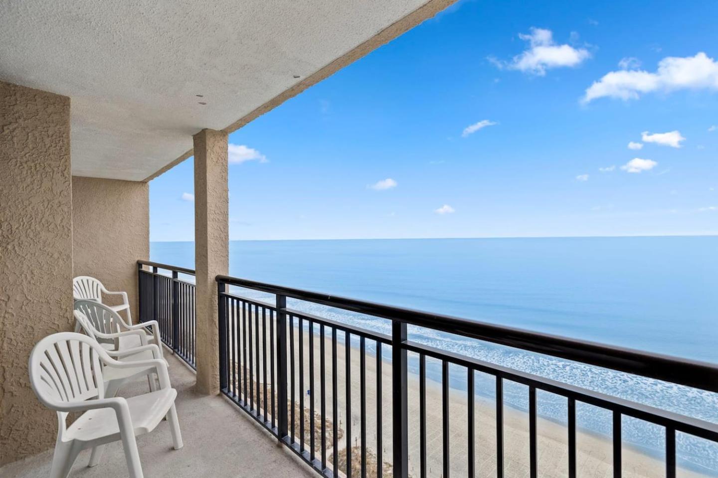 Luxury Ocean Front By Barefoot Landing Apartment Myrtle Beach Bagian luar foto