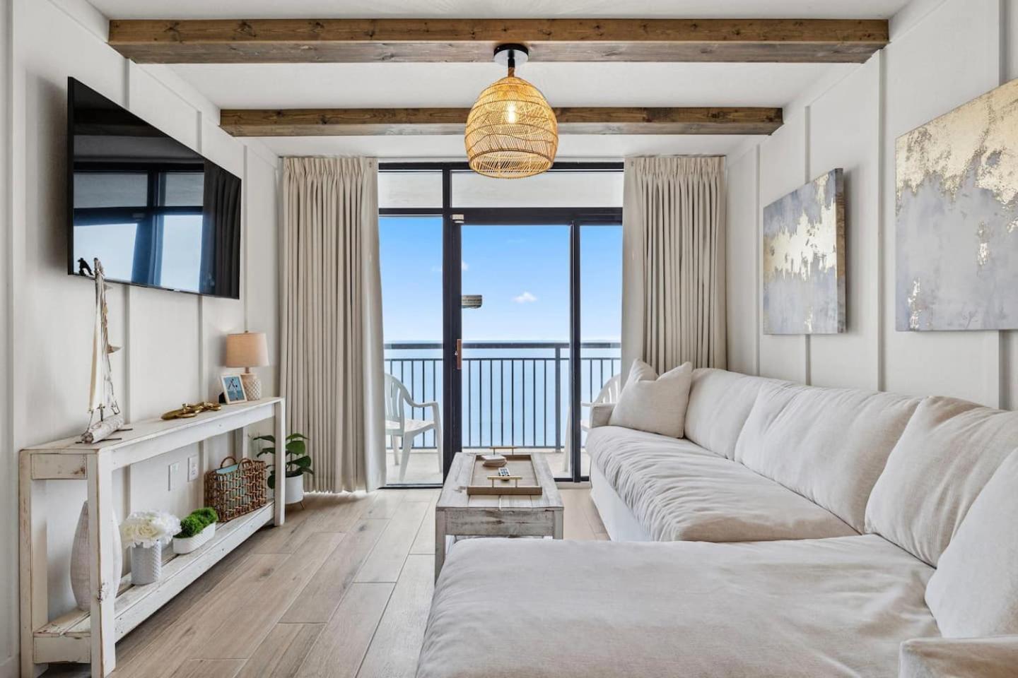 Luxury Ocean Front By Barefoot Landing Apartment Myrtle Beach Bagian luar foto