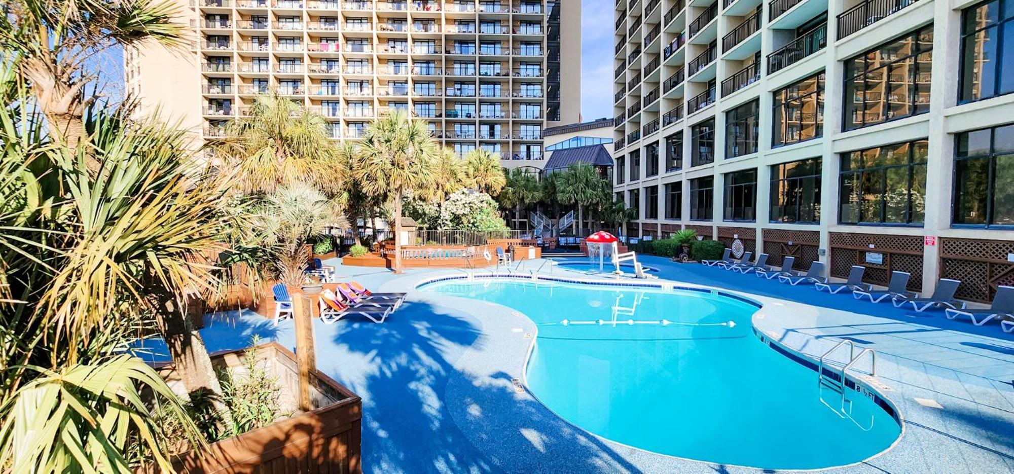 Luxury Ocean Front By Barefoot Landing Apartment Myrtle Beach Bagian luar foto