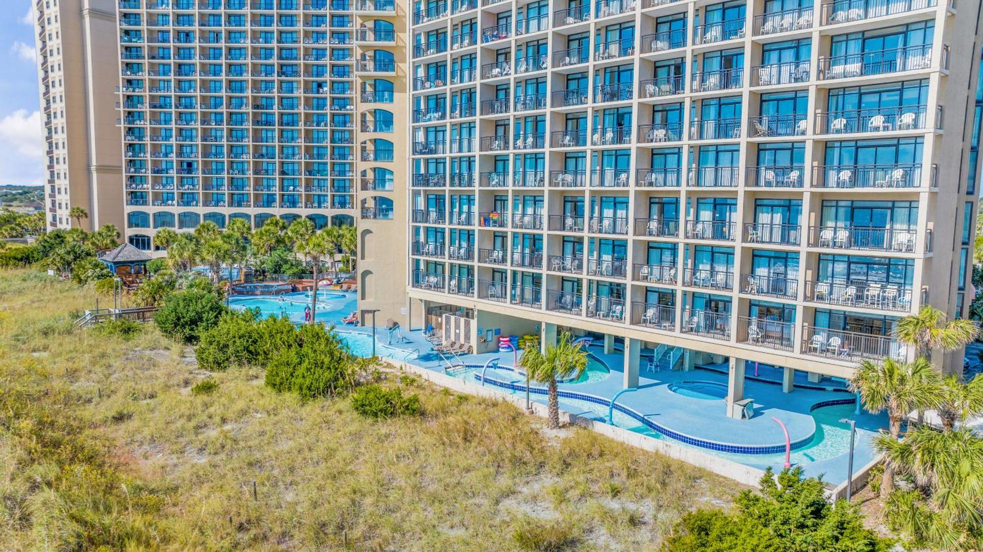 Luxury Ocean Front By Barefoot Landing Apartment Myrtle Beach Bagian luar foto