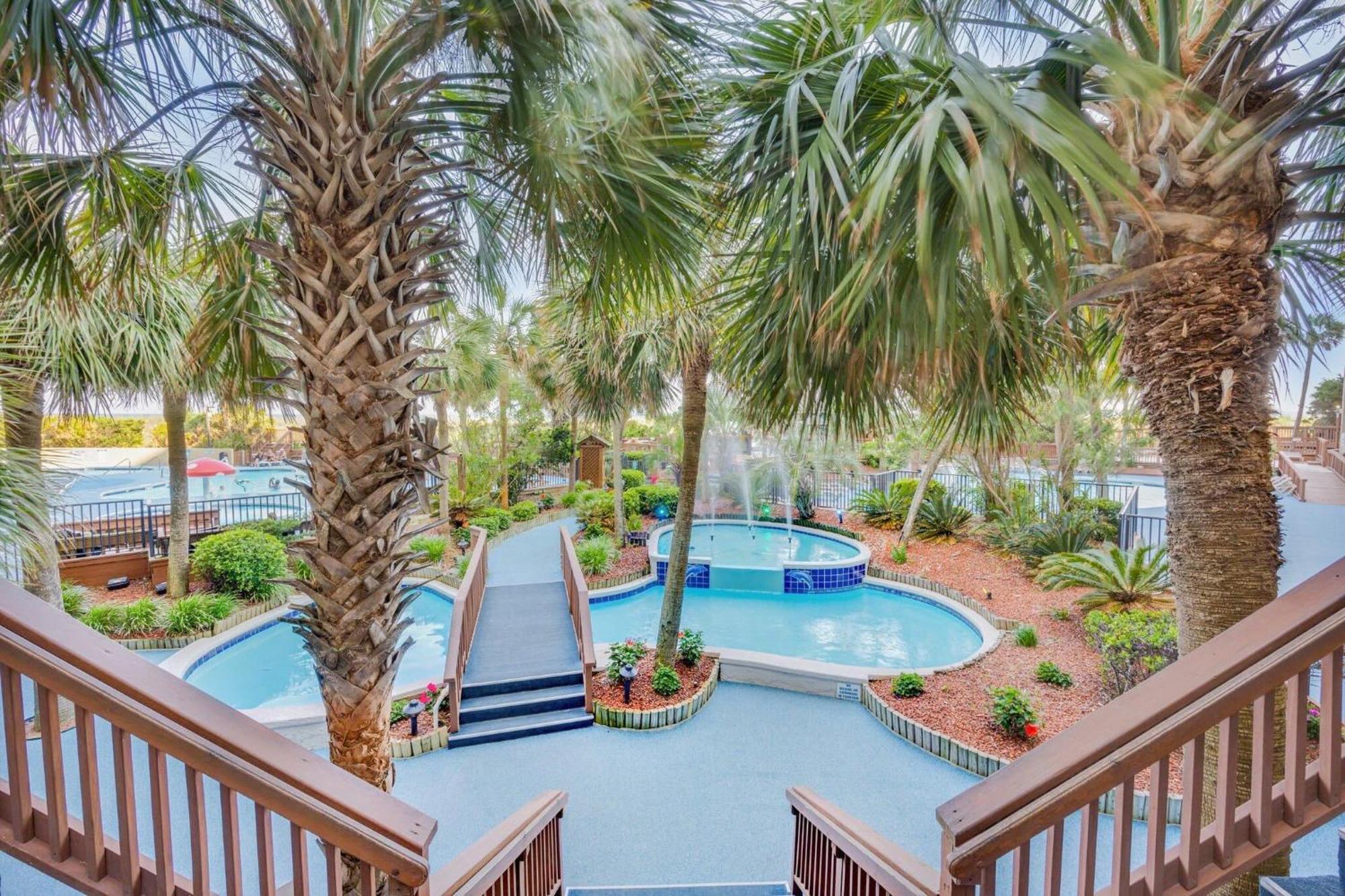 Luxury Ocean Front By Barefoot Landing Apartment Myrtle Beach Bagian luar foto