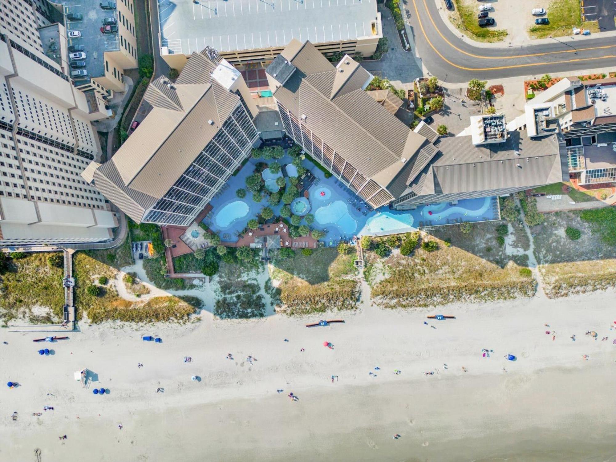 Luxury Ocean Front By Barefoot Landing Apartment Myrtle Beach Bagian luar foto